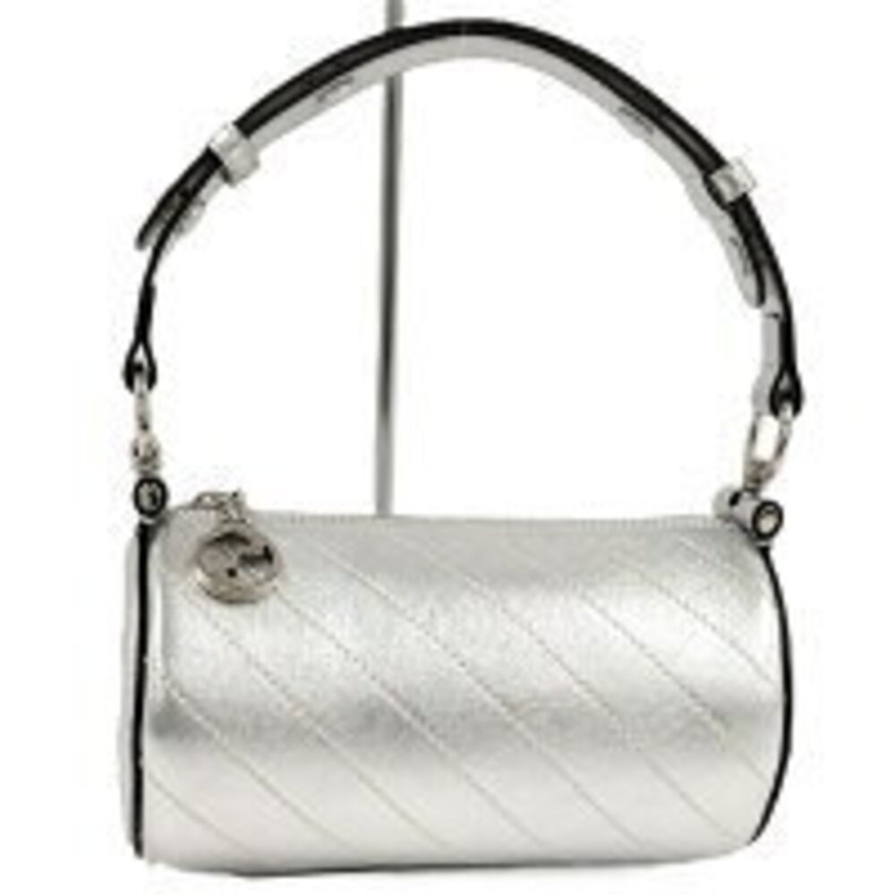 GUCCI handbag Blondie silver leather